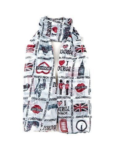 World of Shawls London Souvenir Soft Scarfs Scarves Wraps Shawls Womens Girls Unisex