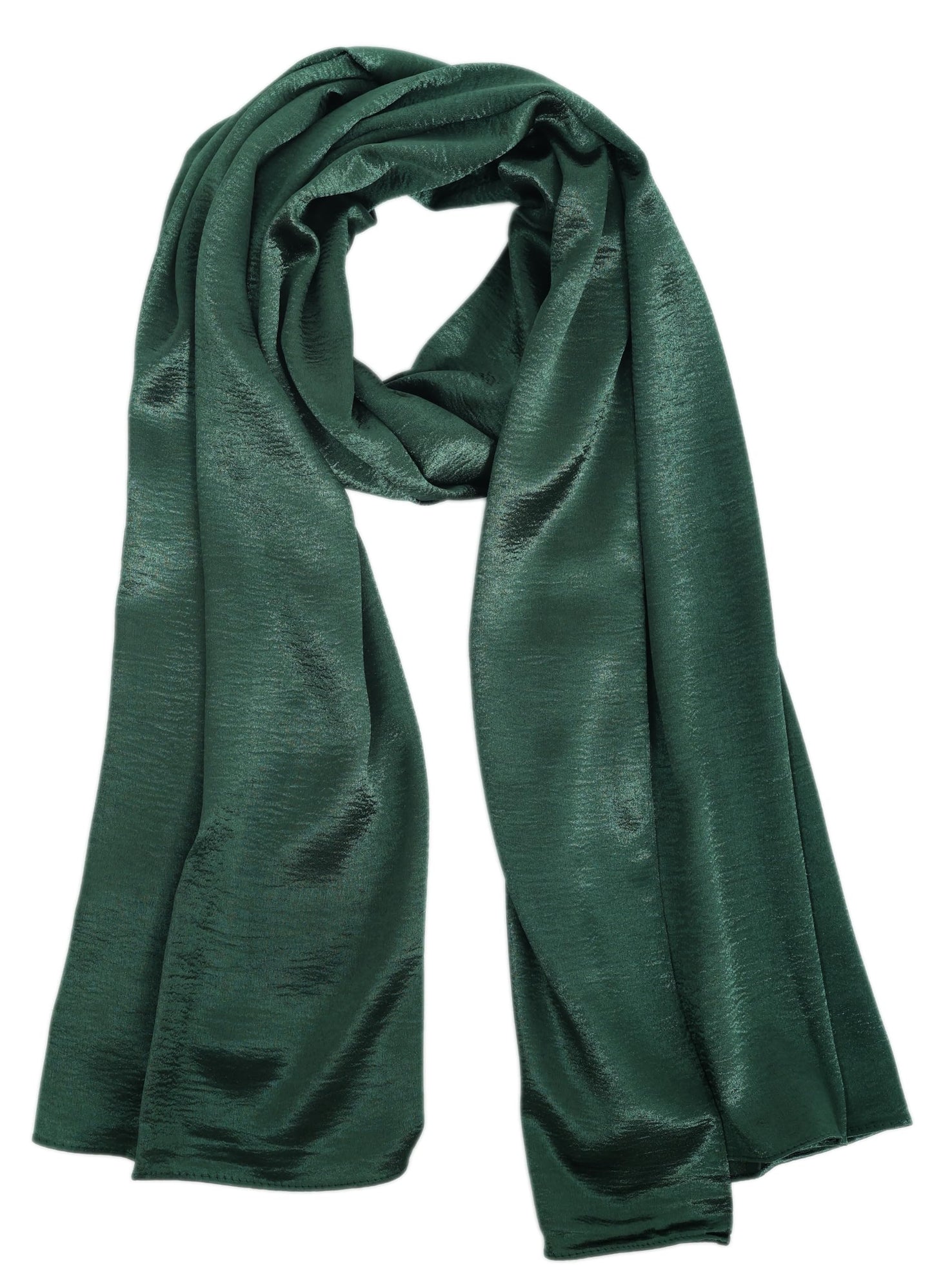 World of Shawls Luxurious Crushed Velvet Hijab Scarf – Soft Lightweight Shawl for Women – Elegant Modest Wear, Evening or Daily Styling, Wedding Or Party Scarf