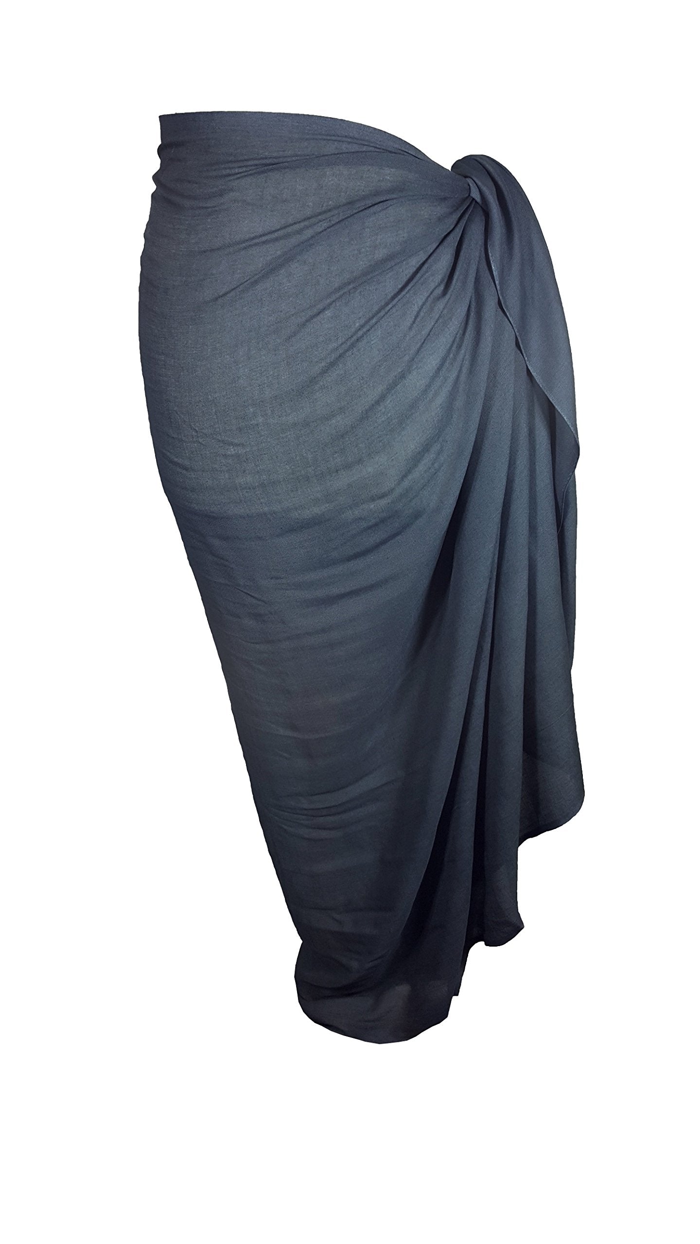 World of Shawls Plain Sarong, Coverup, Scarf, Big Size 110cm x 200cm