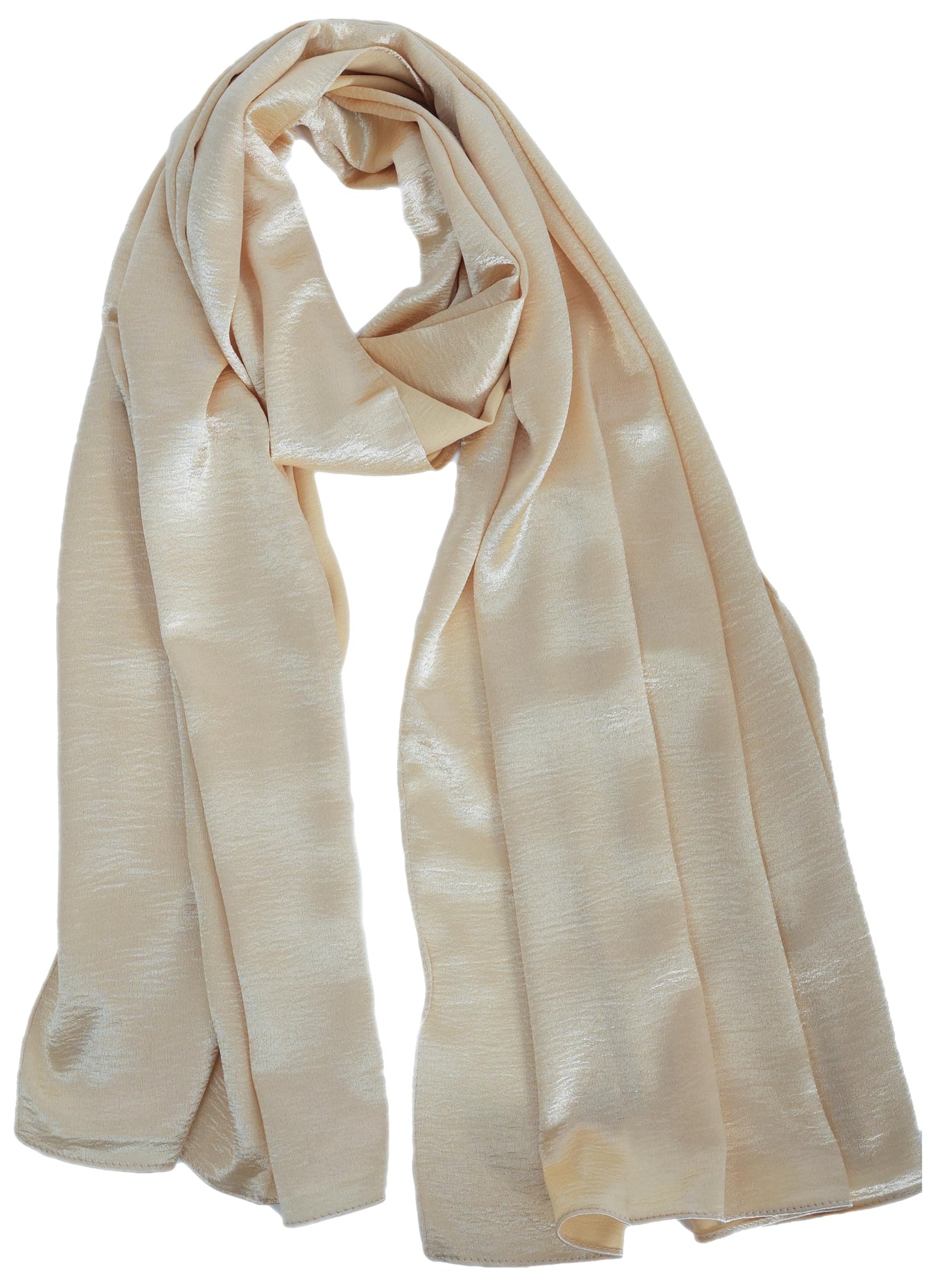World of Shawls Luxurious Crushed Velvet Hijab Scarf – Soft Lightweight Shawl for Women – Elegant Modest Wear, Evening or Daily Styling, Wedding Or Party Scarf