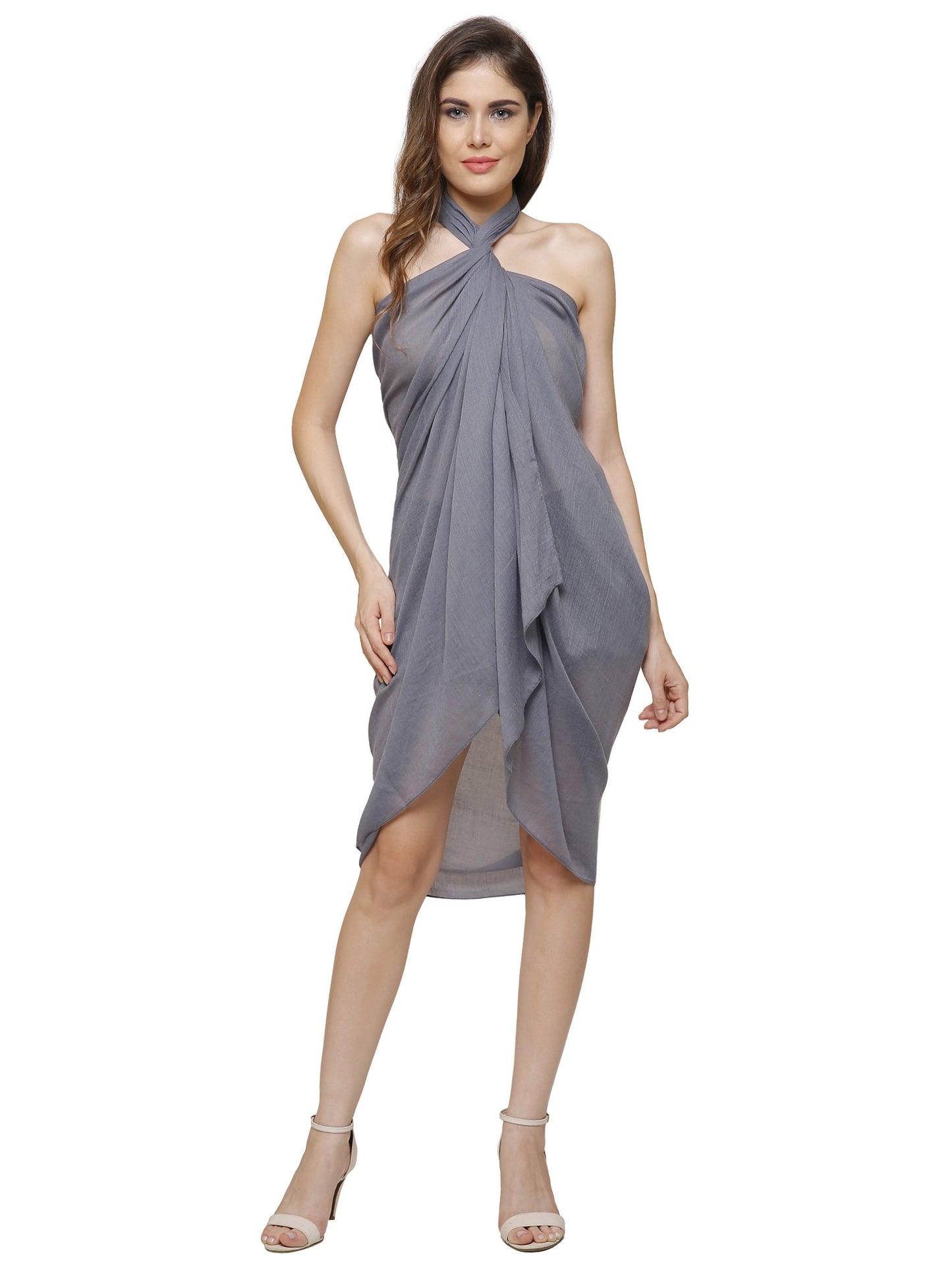 World of Shawls Plain Sarong, Coverup, Scarf, Big Size 110cm x 200cm