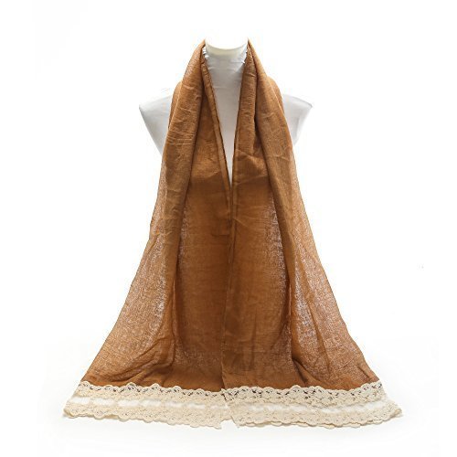 World of Shawls NEW Ladies Lace Net Scarf Maxi Wrap Shawl Hijab Pashmina Style Large Warm and Soft Wedding Party Occasion