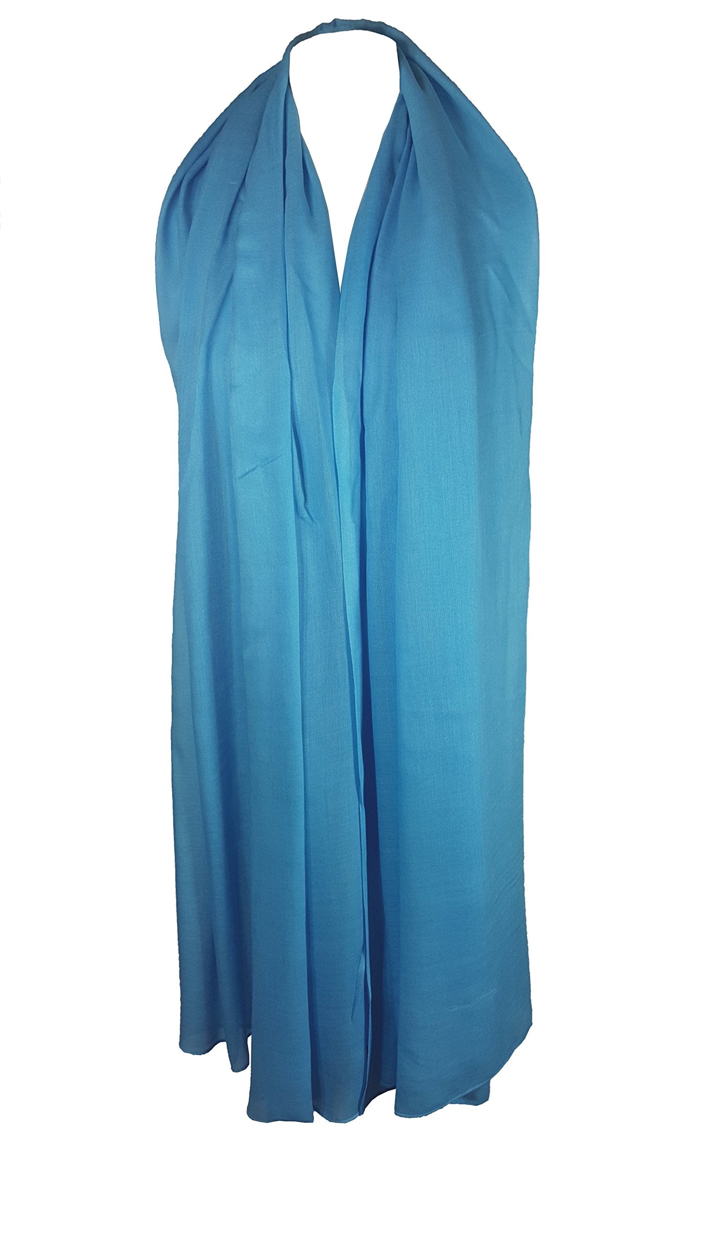 World of Shawls Plain Sarong, Coverup, Scarf, Big Size 110cm x 200cm