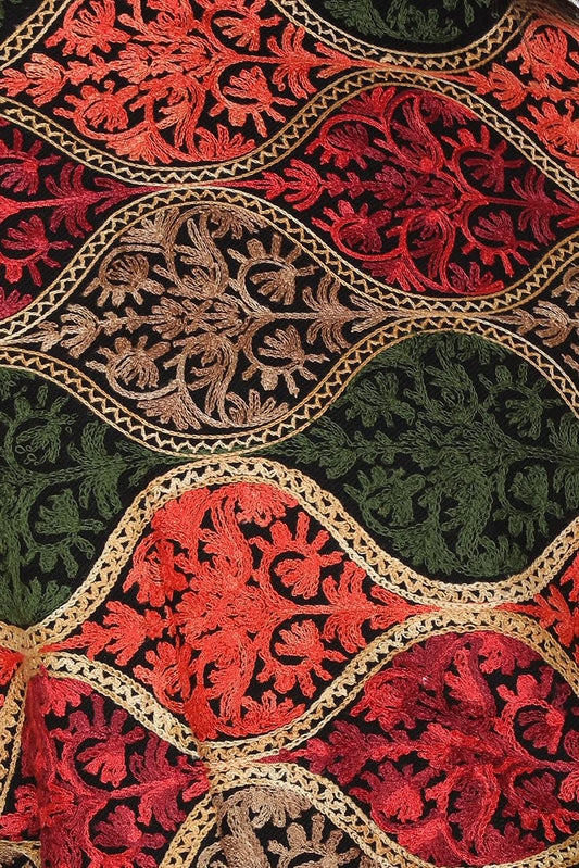 World of Shawls Hand Embroidery Luxury Shawl Wrap Scarf to make you feel and look Beautiful and Elegant