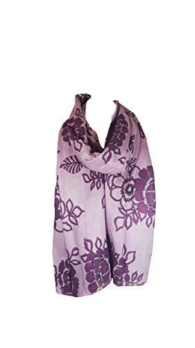 World of Shawls Attractive Ladies Large Scarf Wrap Shawl Vivid Floral Print Design Pashmina. Extremely Soft and Warm.