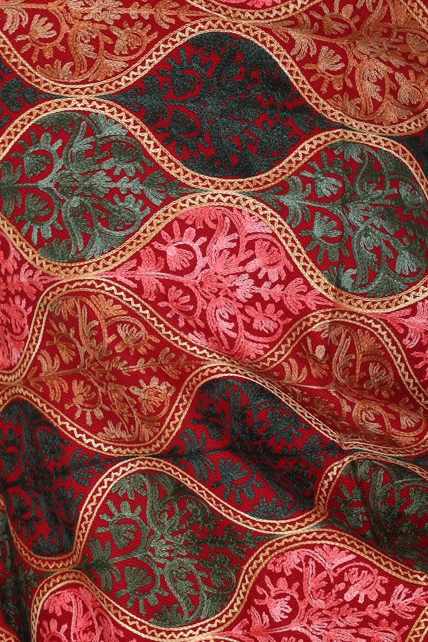 World of Shawls Hand Embroidery Luxury Shawl Wrap Scarf to make you feel and look Beautiful and Elegant