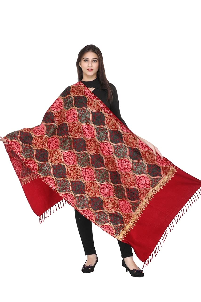 World of Shawls Hand Embroidery Luxury Shawl Wrap Scarf to make you feel and look Beautiful and Elegant
