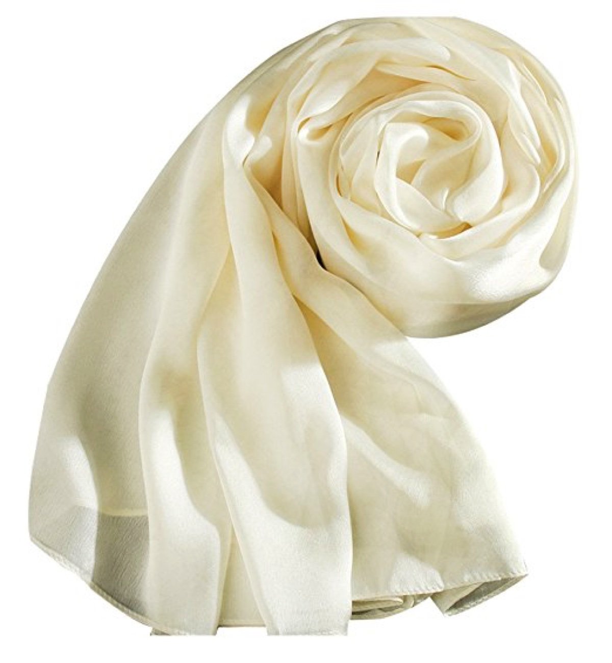 World of Shawls Elegant Large 100% SILK SATIN Shawl/Scarf/Wrap Wedding, Bridal, Bridesmaid, Cover Up
