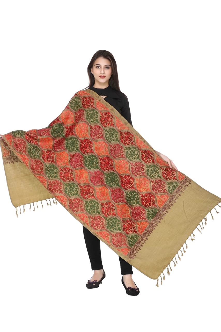 World of Shawls Hand Embroidery Luxury Shawl Wrap Scarf to make you feel and look Beautiful and Elegant