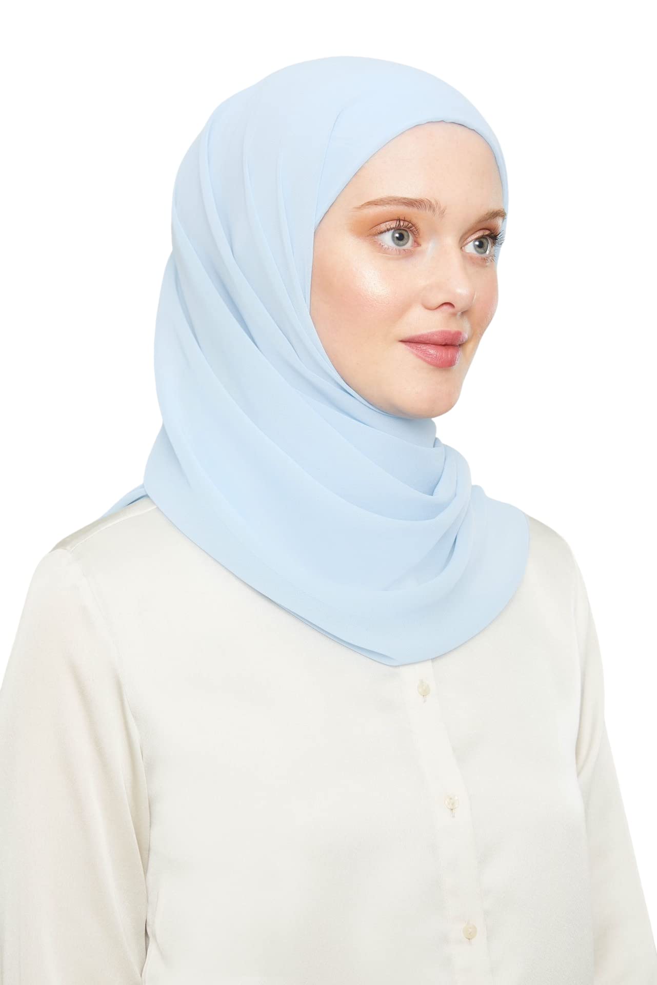 World of Shawls Ready To Go Instant Hijab for Ladies Girls Women Turkey Premium Quality Chiffon Scarf