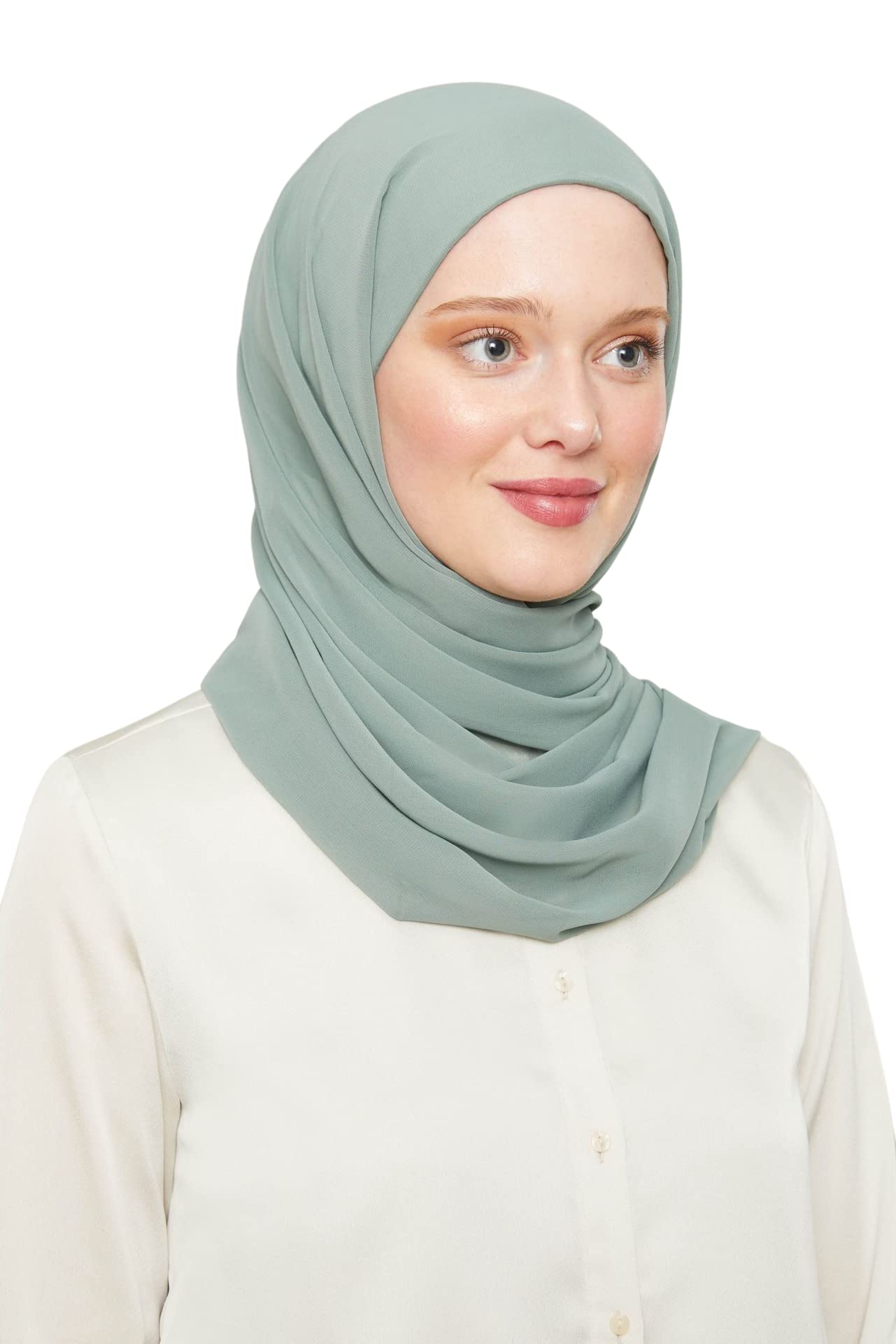 World of Shawls Ready To Go Instant Hijab for Ladies Girls Women Turkey Premium Quality Chiffon Scarf