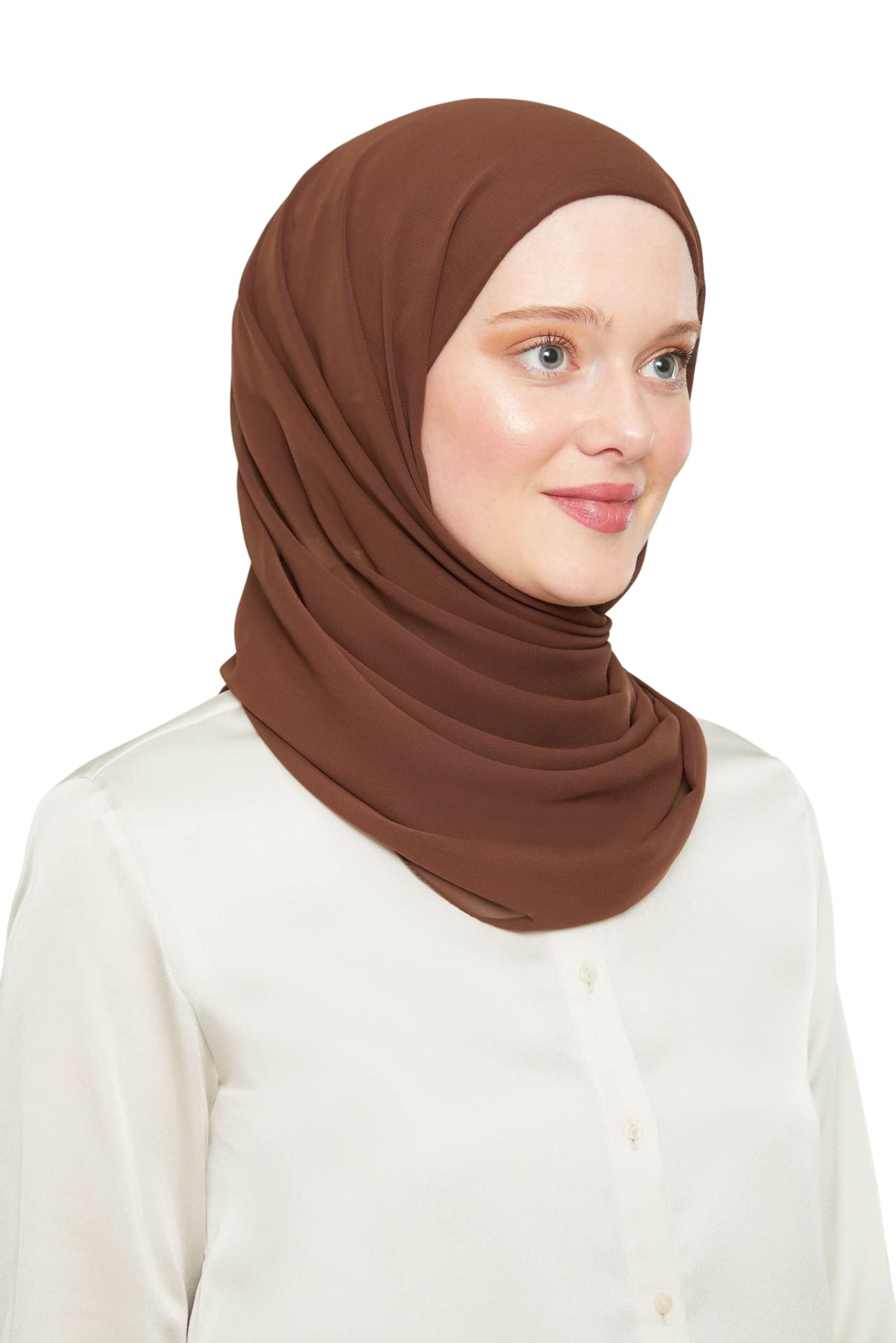World of Shawls Ready To Go Instant Hijab for Ladies Girls Women Turkey Premium Quality Chiffon Scarf