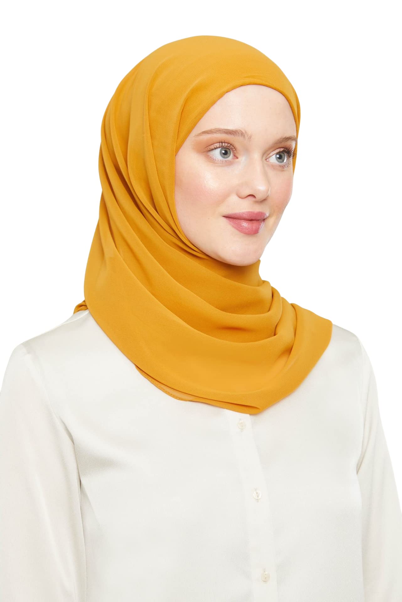 World of Shawls Ready To Go Instant Hijab for Ladies Girls Women Turkey Premium Quality Chiffon Scarf