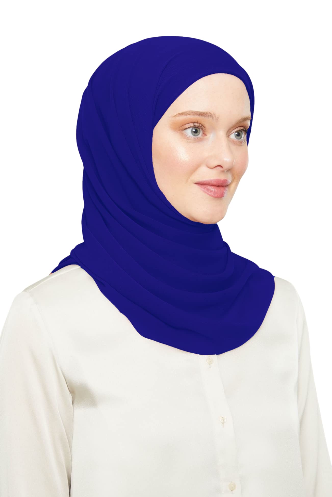 World of Shawls Ready To Go Instant Hijab for Ladies Girls Women Turkey Premium Quality Chiffon Scarf