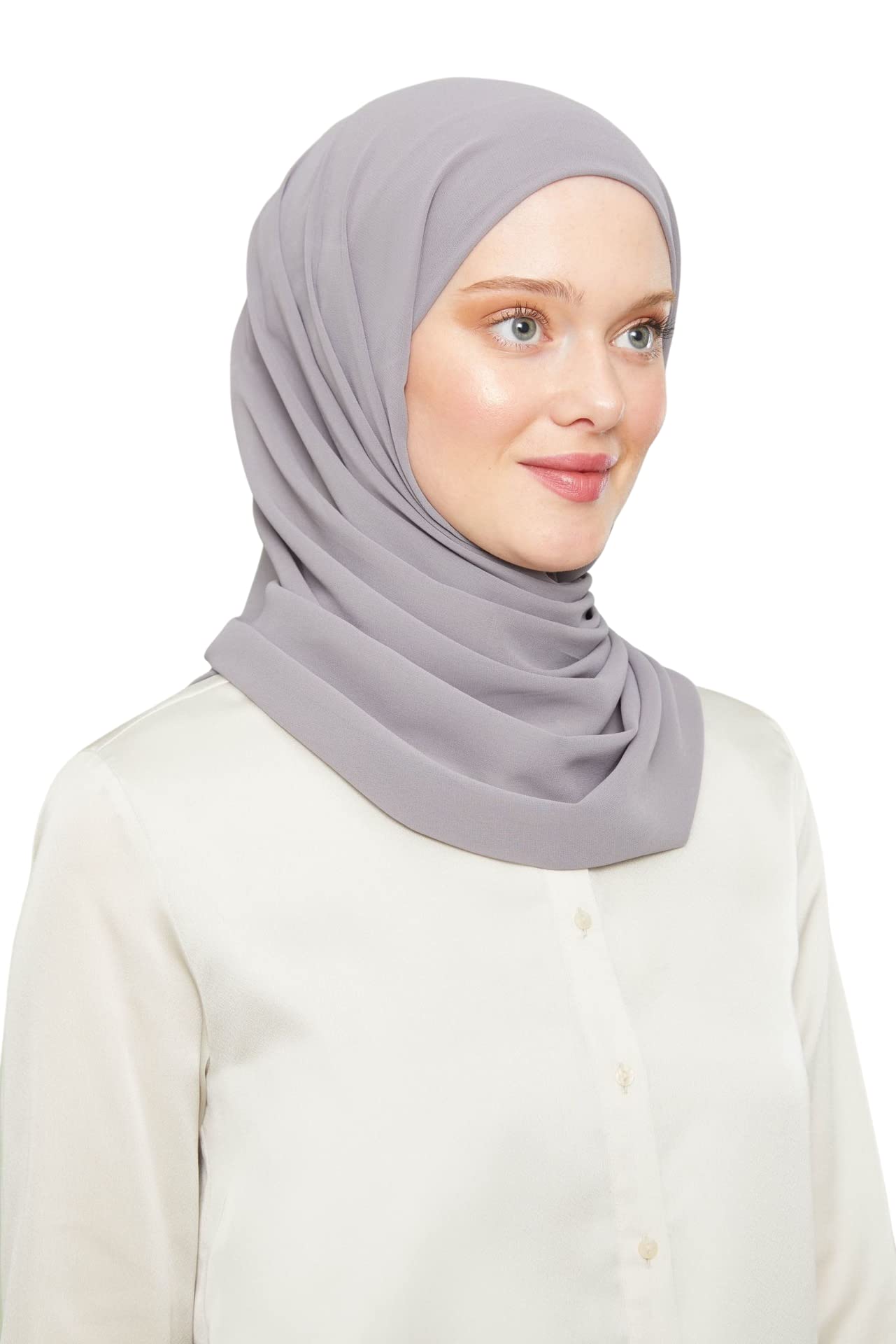 World of Shawls Ready To Go Instant Hijab for Ladies Girls Women Turkey Premium Quality Chiffon Scarf