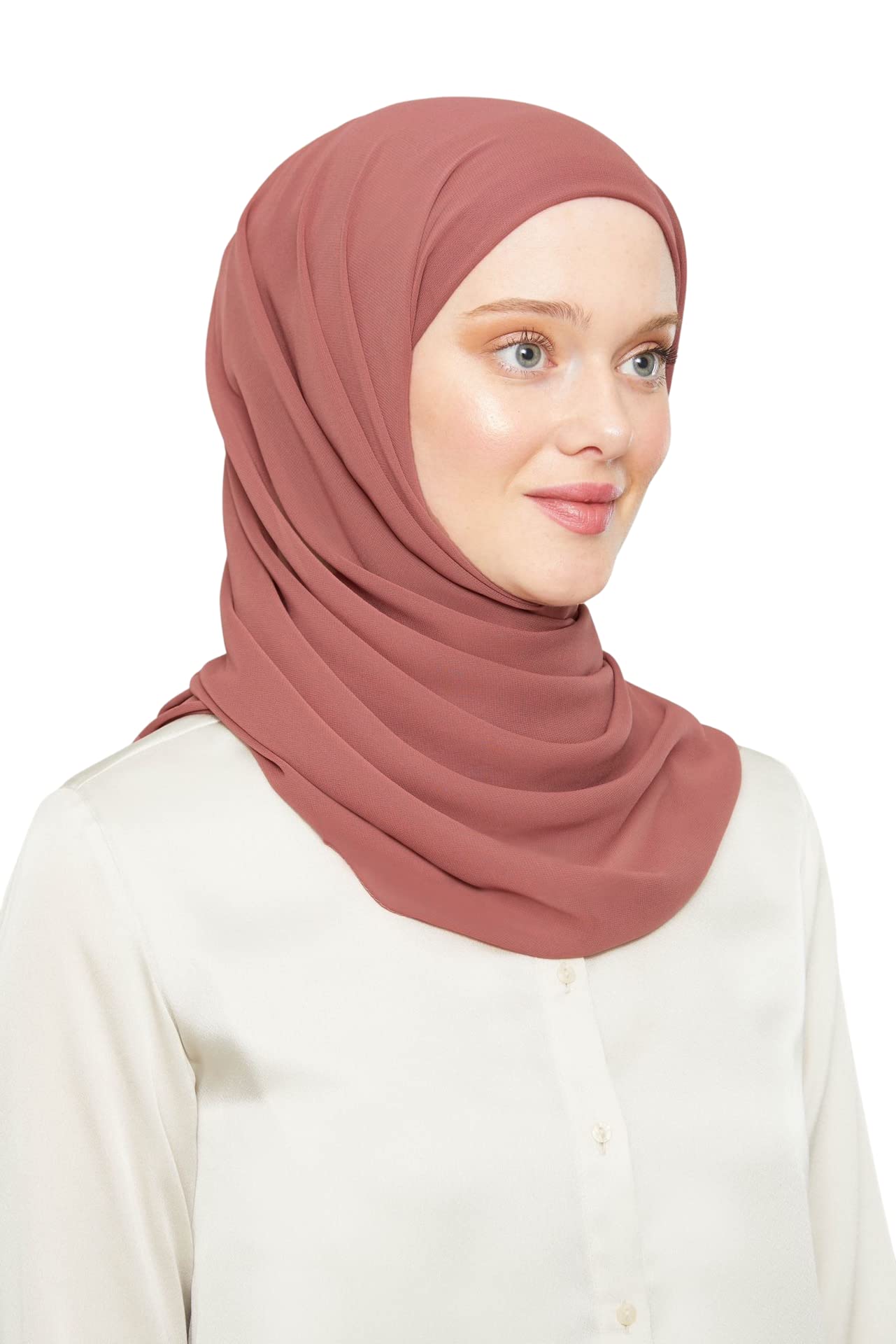 World of Shawls Ready To Go Instant Hijab for Ladies Girls Women Turkey Premium Quality Chiffon Scarf