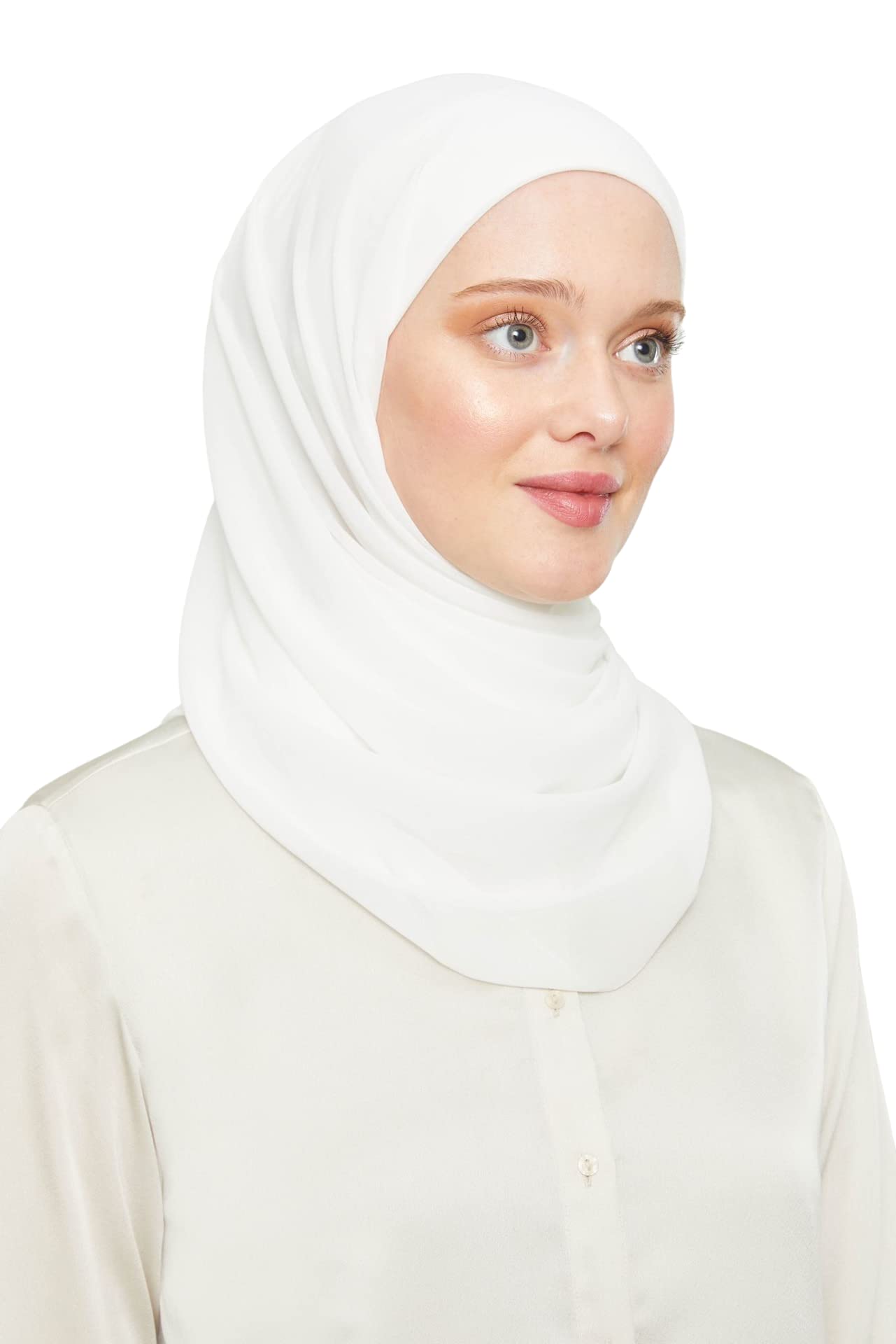 World of Shawls Ready To Go Instant Hijab for Ladies Girls Women Turkey Premium Quality Chiffon Scarf