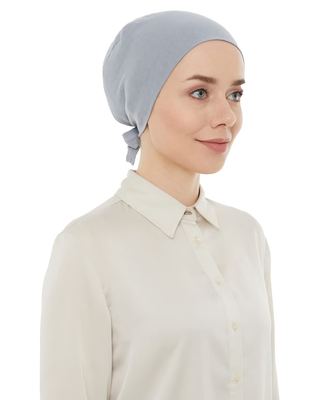 Chemo Headscarf for Women Hair Loss - Cancer Slip On Headwear Turbans Hats Cap with Tie Back, Giving You Full Coverage of Your Head