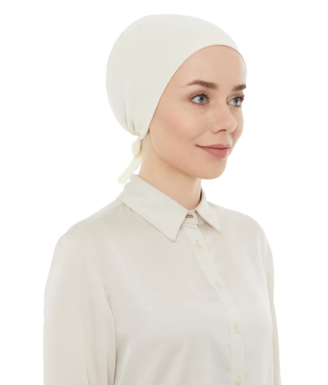 Chemo Headscarf for Women Hair Loss - Cancer Slip On Headwear Turbans Hats Cap with Tie Back, Giving You Full Coverage of Your Head