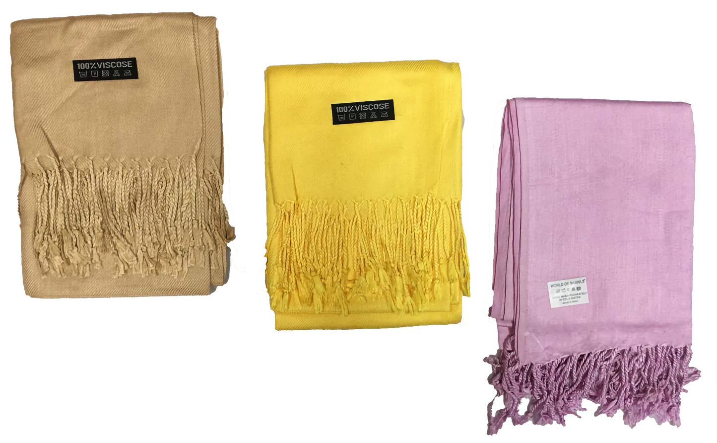 Pack of 3 Scarf Shawl for All Season Wrap Head Scarves