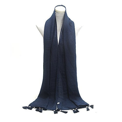 World of Shawls NEW Ladies Mogul Style Beaded Tassel Scarf Maxi Wrap Shawl Hijab Pashmina Style Large Warm and Soft Wedding Party Occasion