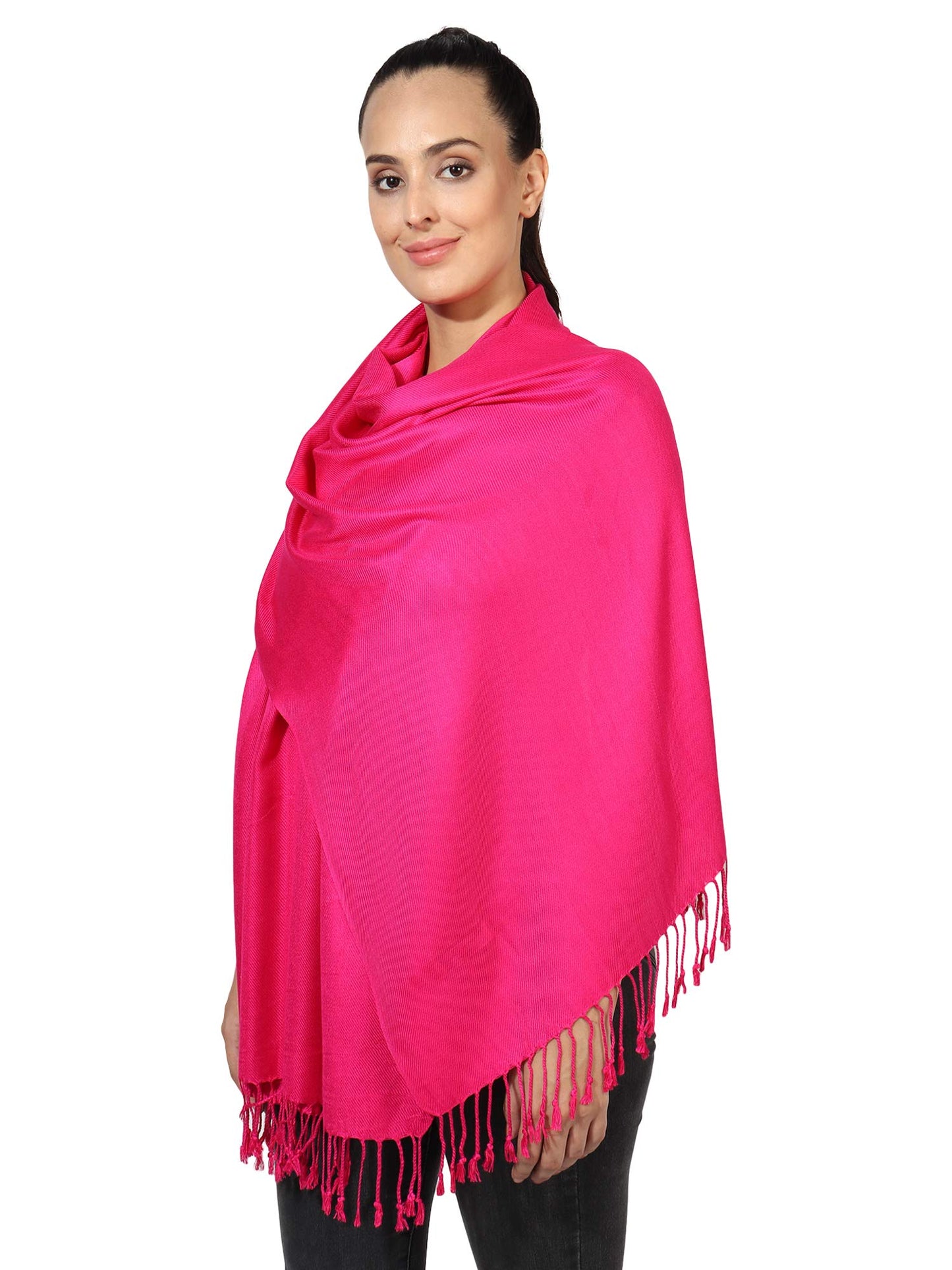 World of Shawls High Grade 100% Viscose Shawls Hand Made from India Shawl Scarf Wrap NEW