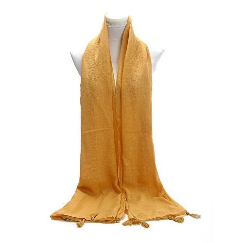 World of Shawls NEW Ladies Mogul Style Beaded Tassel Scarf Maxi Wrap Shawl Hijab Pashmina Style Large Warm and Soft Wedding Party Occasion