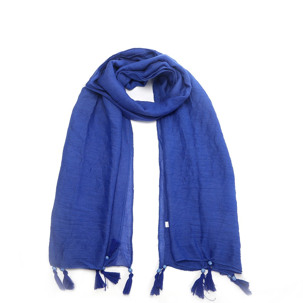 World of Shawls NEW Ladies Mogul Style Beaded Tassel Scarf Maxi Wrap Shawl Hijab Pashmina Style Large Warm and Soft Wedding Party Occasion