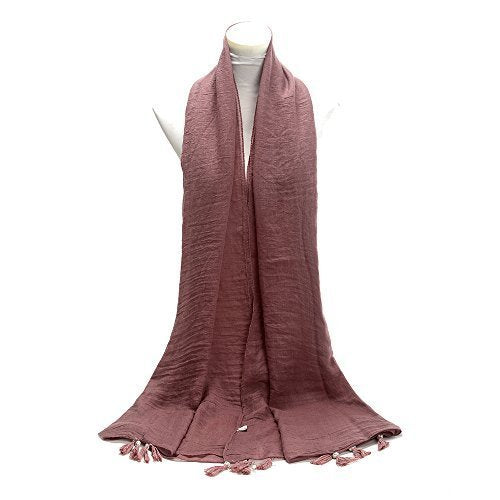 World of Shawls NEW Ladies Mogul Style Beaded Tassel Scarf Maxi Wrap Shawl Hijab Pashmina Style Large Warm and Soft Wedding Party Occasion