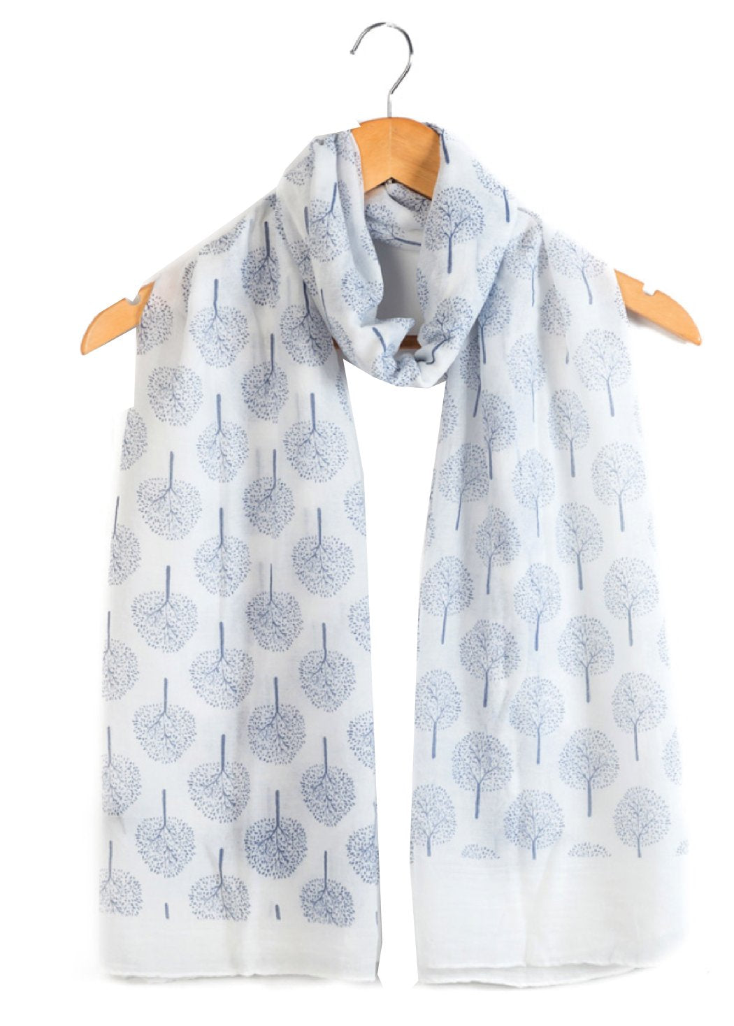 World of Shawls Scarf Mulberry Tree Print Wrap Ladies Trees Shawl New