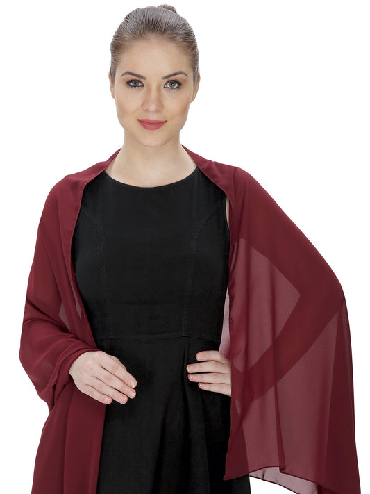 World of Shawls Wedding Prom Evening Bridesmaids Dress Elegant Chiffon Scarf Hijab Sarong Shawl Wrap Plain Maxi