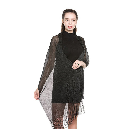 World of Shawls Scarf Wrap for Evening Dresses - Sheer Bridal Women's Scarves for Prom, Wedding, Party