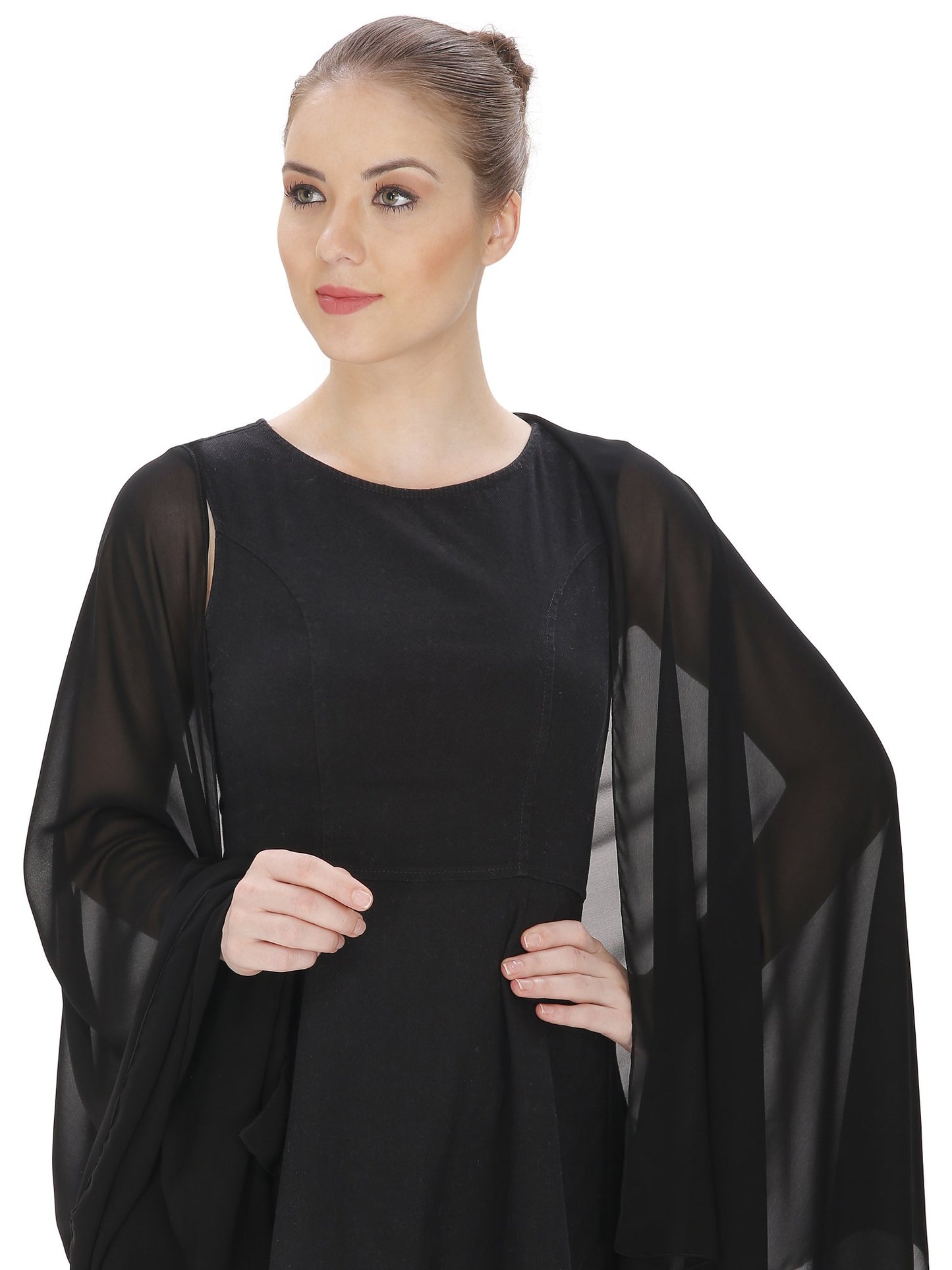 World of Shawls Wedding Prom Evening Bridesmaids Dress Elegant Chiffon Scarf Hijab Sarong Shawl Wrap Plain Maxi