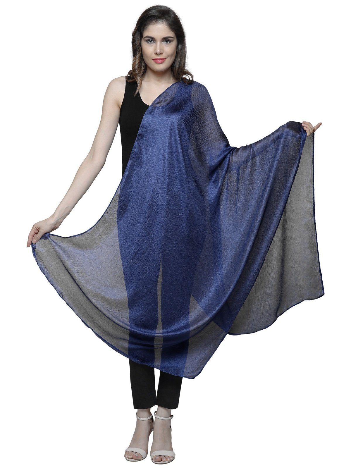 World of Shawls Exquisite Large Textured Silky Feel Shawl/Scarf/Wrap for any Occasion Party Wedding, Bridal, Bridesmaid, Cover Up