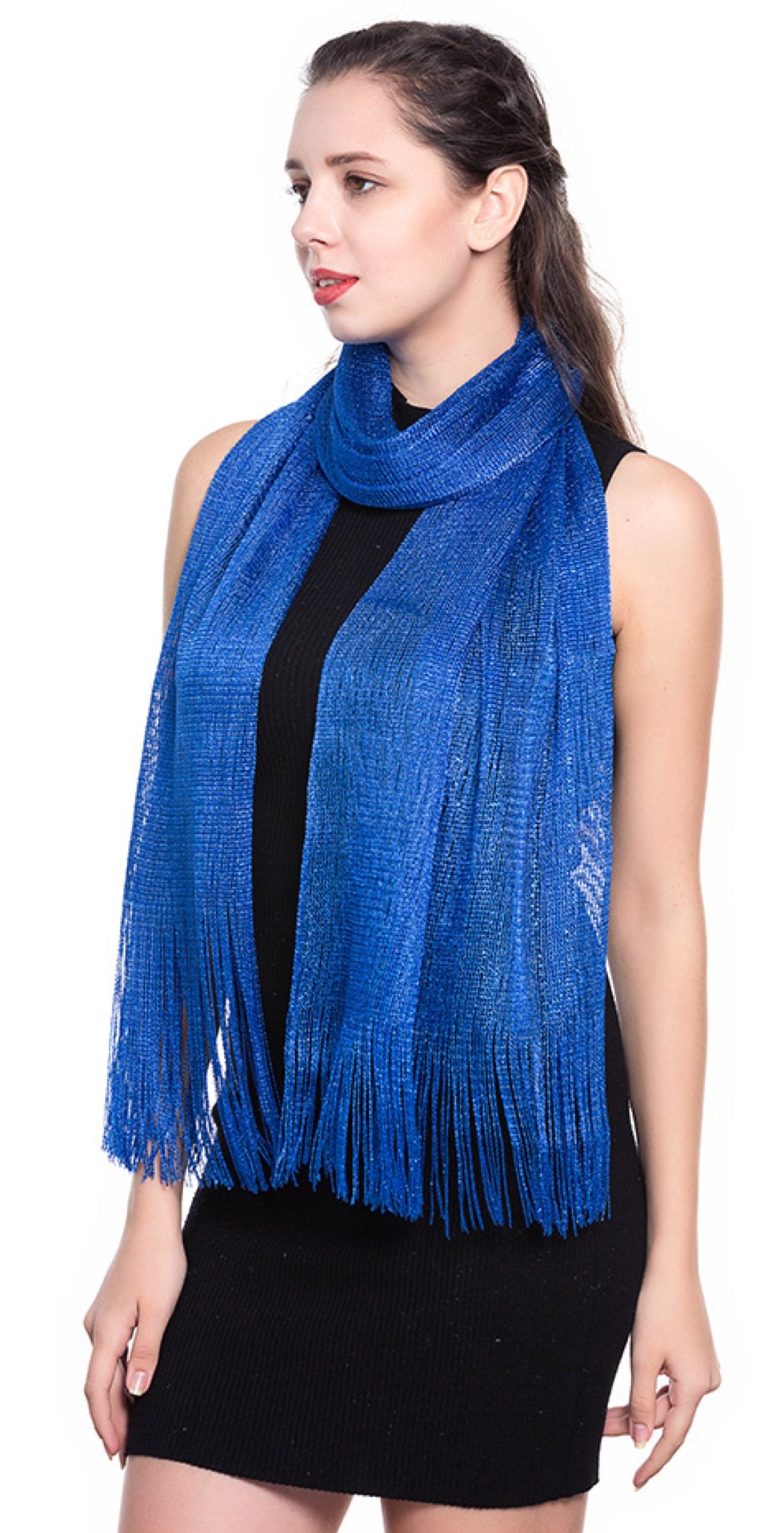 World of Shawls Scarf Wrap for Evening Dresses - Sheer Bridal Women's Scarves for Prom, Wedding, Party