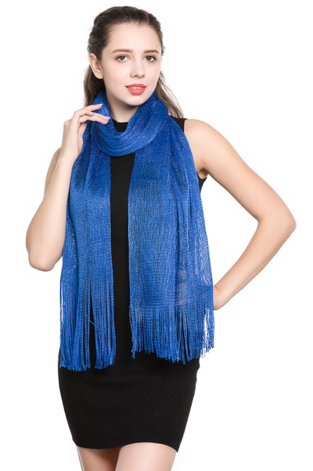 World of Shawls Scarf Wrap for Evening Dresses - Sheer Bridal Women's Scarves for Prom, Wedding, Party