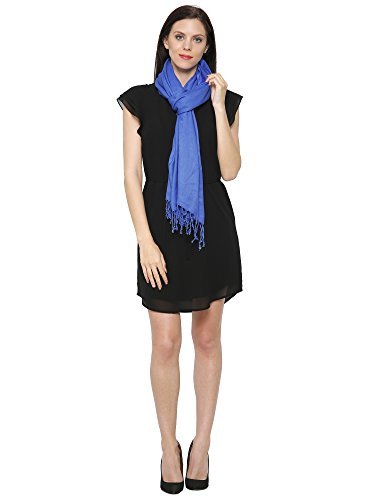 World of Shawls Unisex Plain Pashmina Scarf Shawl Stole Wrap 100% Viscose