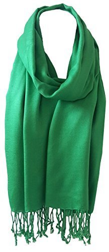 World of Shawls Unisex Plain Pashmina Scarf Shawl Stole Wrap 100% Viscose
