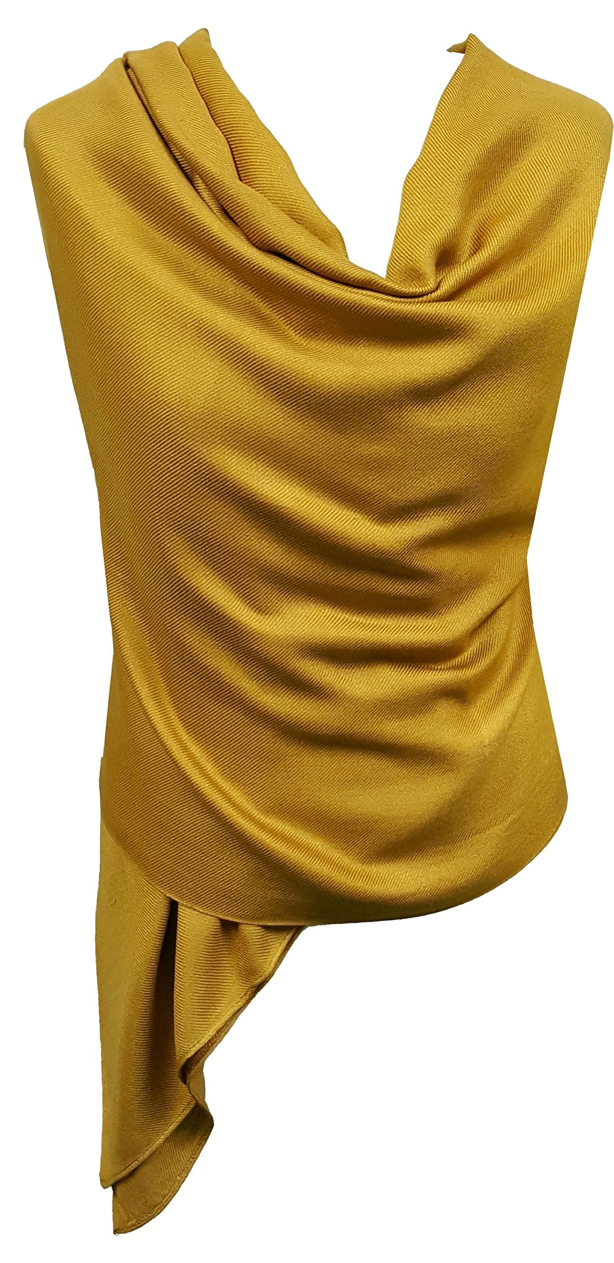 World of Shawls Pashmina To Go Unisex Extra Large Plain Pashmina Scarf Shawl Stole Wrap High Quality 100% Viscose
