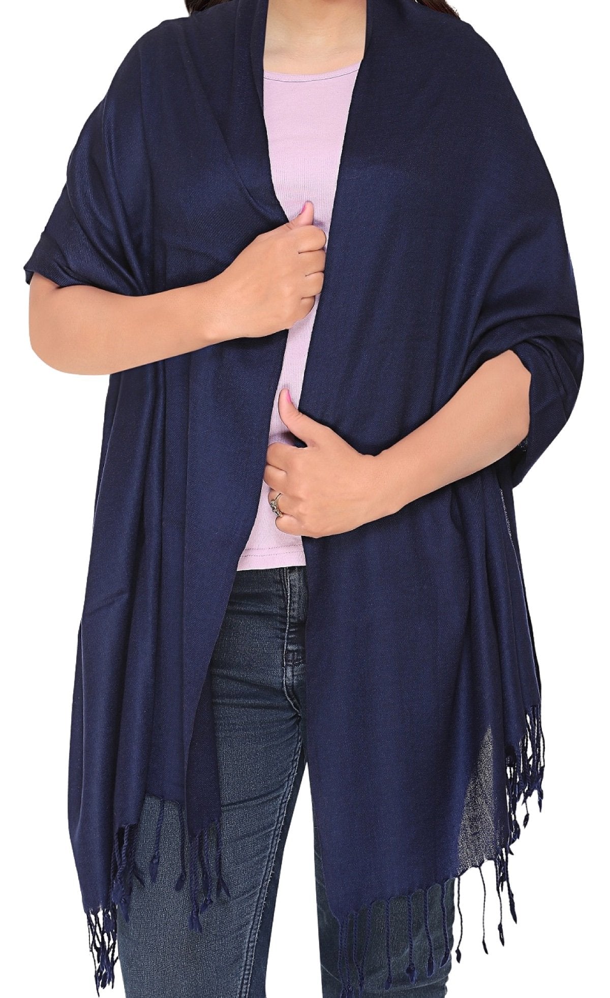 World of Shawls Plain Pashmina Scarf Hijab Shawl Stole Wrap Viscose