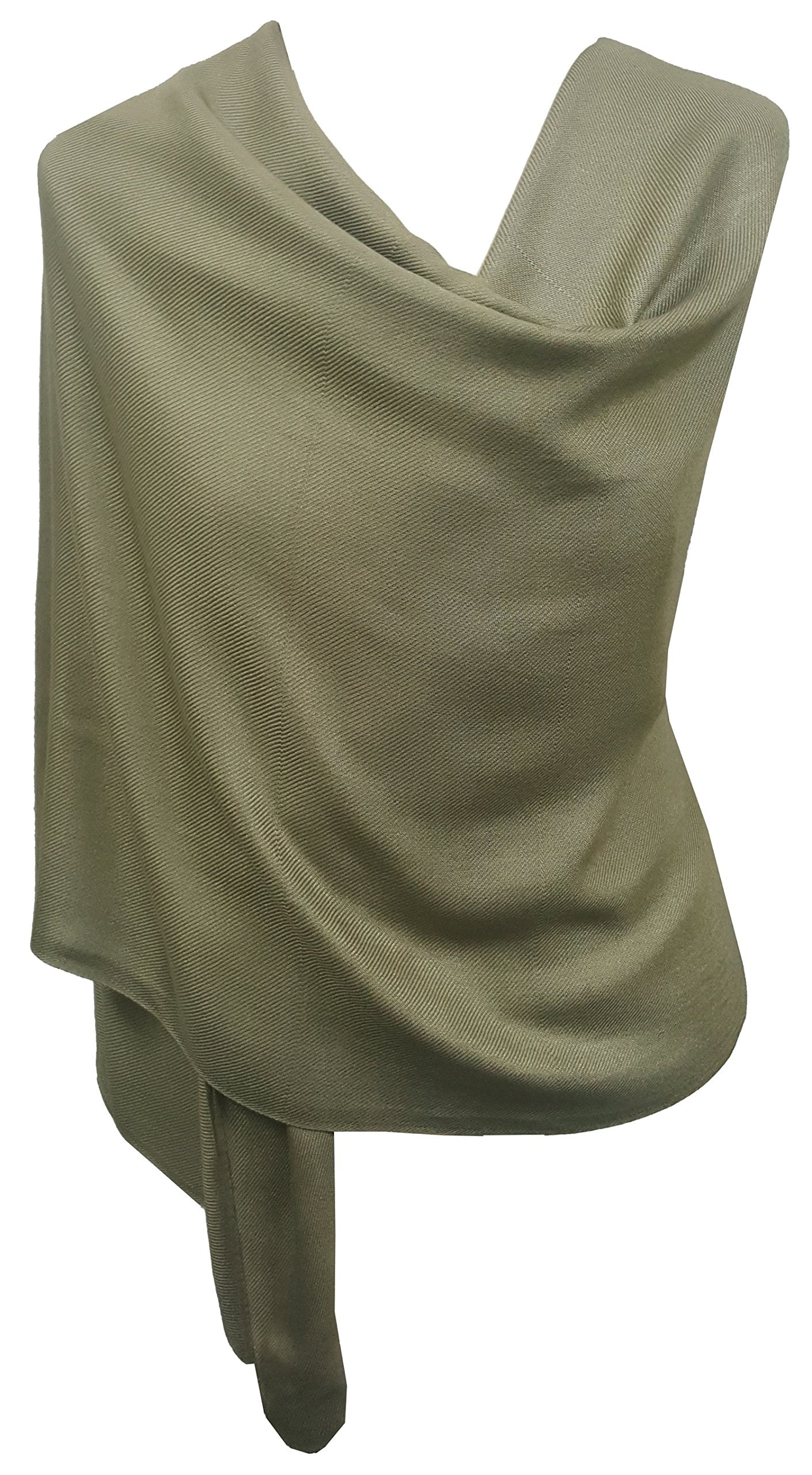 World of Shawls Pashmina To Go Unisex Extra Large Plain Pashmina Scarf Shawl Stole Wrap High Quality 100% Viscose