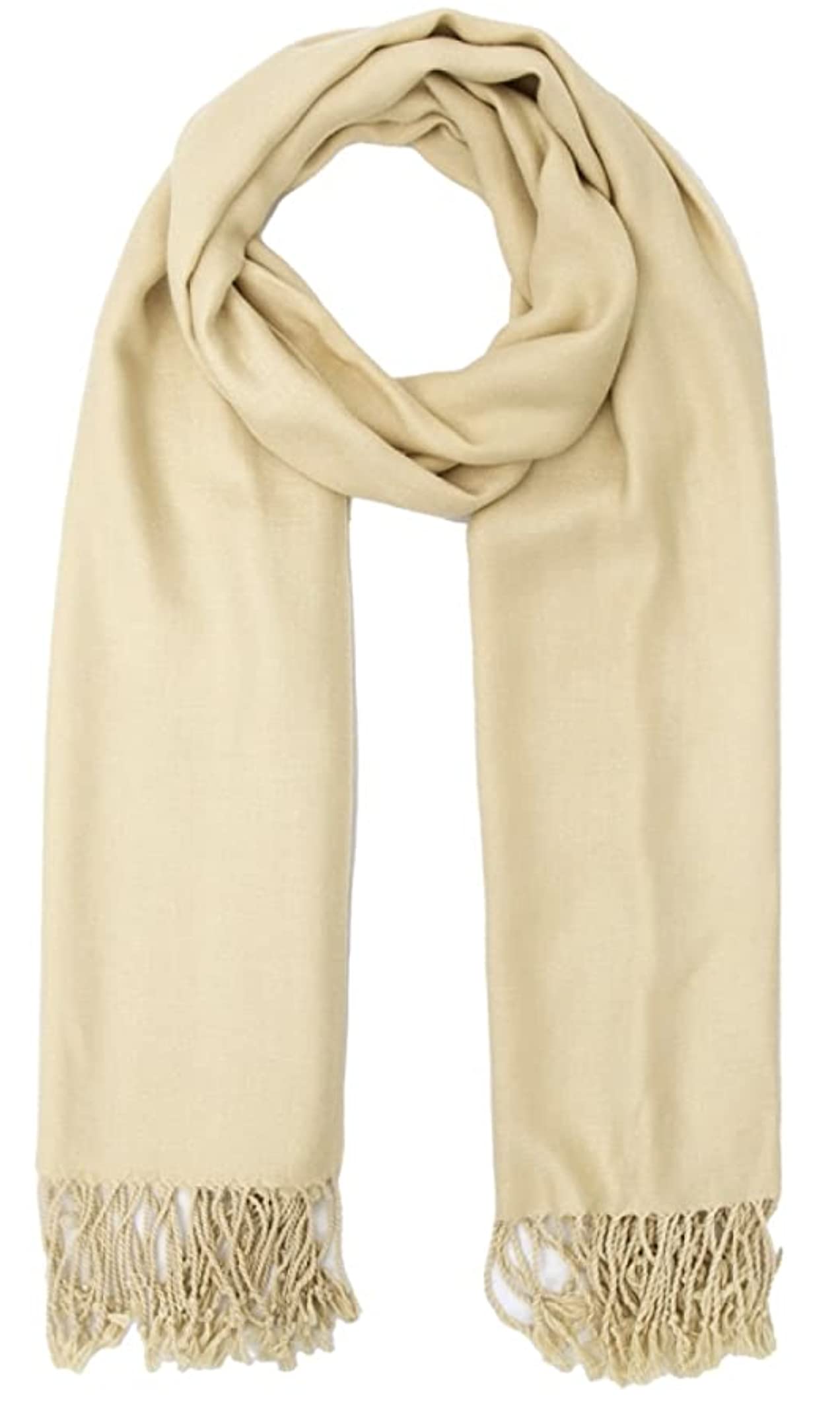 World of Shawls Plain Pashmina Scarf Hijab Shawl Stole Wrap Viscose