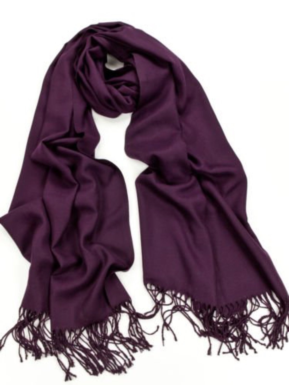 World of Shawls Plain Pashmina Scarf Hijab Shawl Stole Wrap Viscose