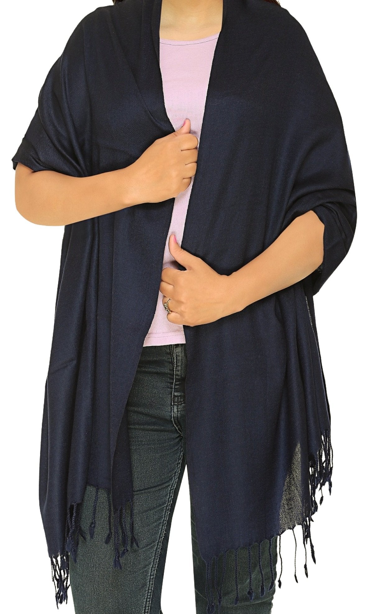 World of Shawls Plain Pashmina Scarf Hijab Shawl Stole Wrap Viscose