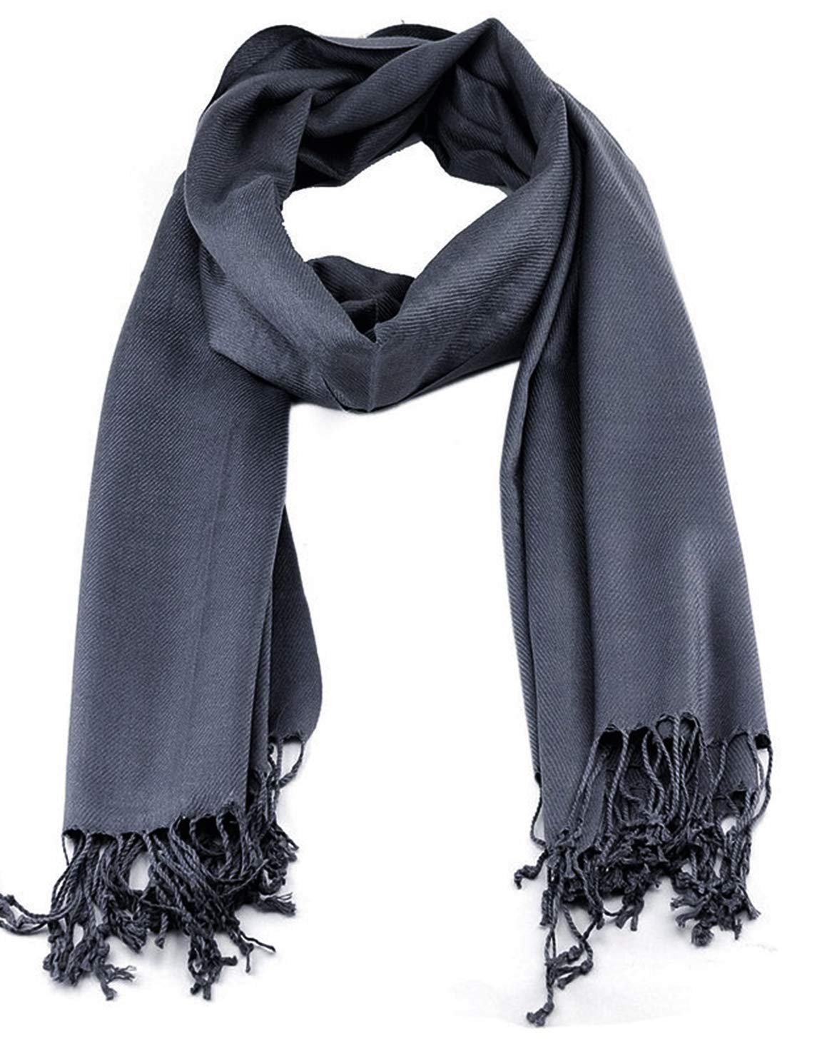 World of Shawls Plain Pashmina Scarf Hijab Shawl Stole Wrap Viscose