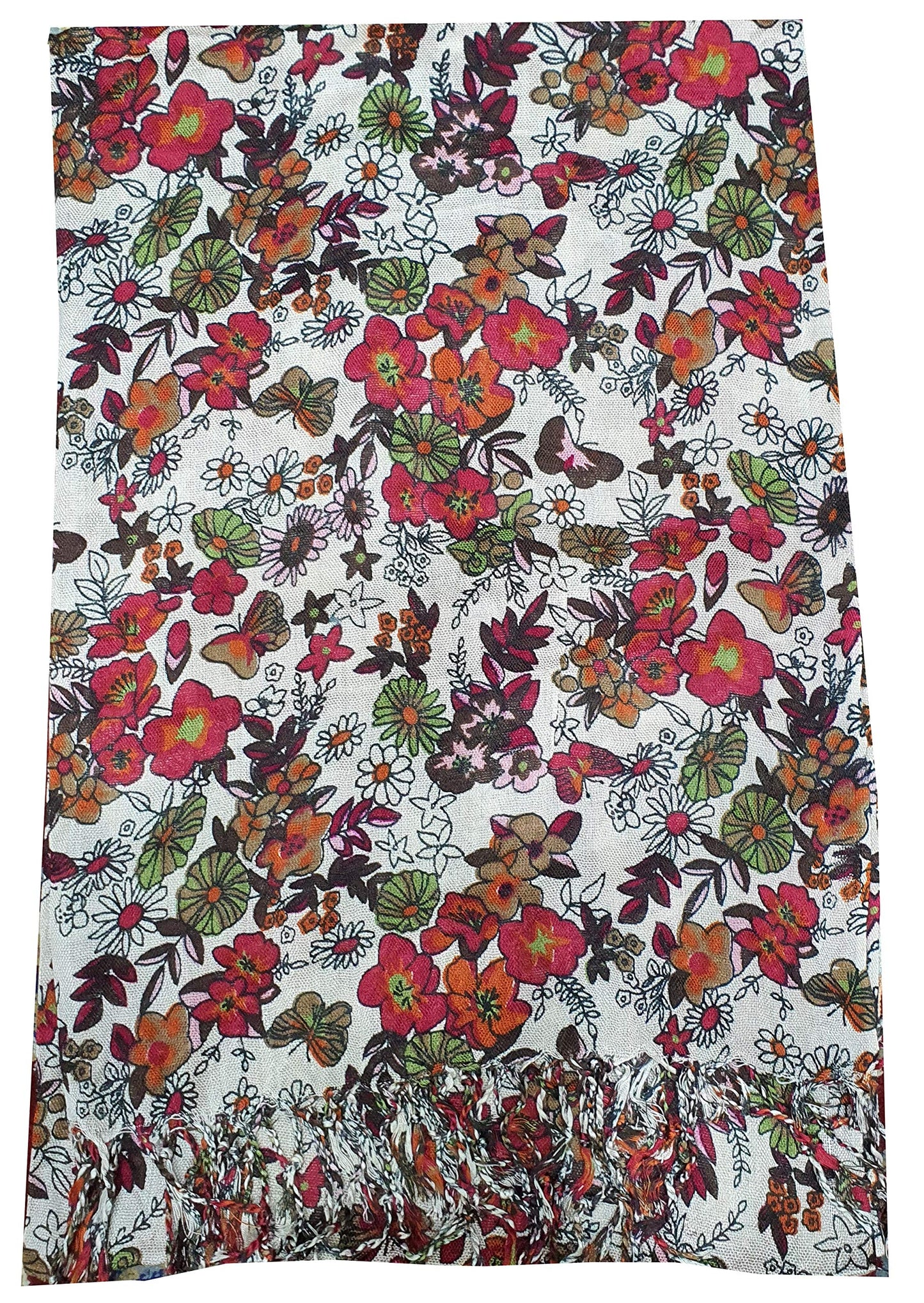 World of Shawls Plain Pashmina Scarf Hijab Shawl Stole Wrap Viscose