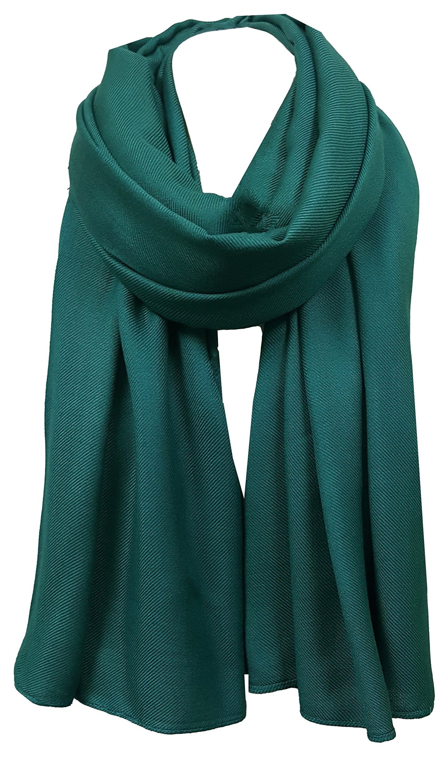 World of Shawls Pashmina To Go Unisex Extra Large Plain Pashmina Scarf Shawl Stole Wrap High Quality 100% Viscose