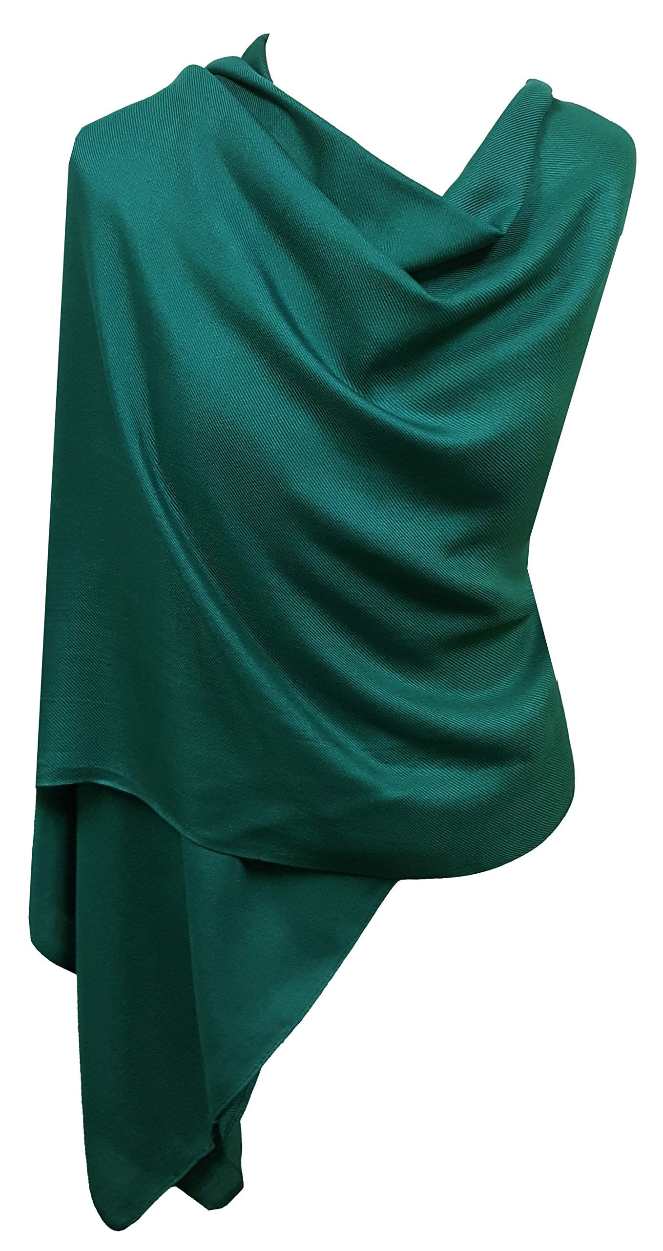 World of Shawls Pashmina To Go Unisex Extra Large Plain Pashmina Scarf Shawl Stole Wrap High Quality 100% Viscose