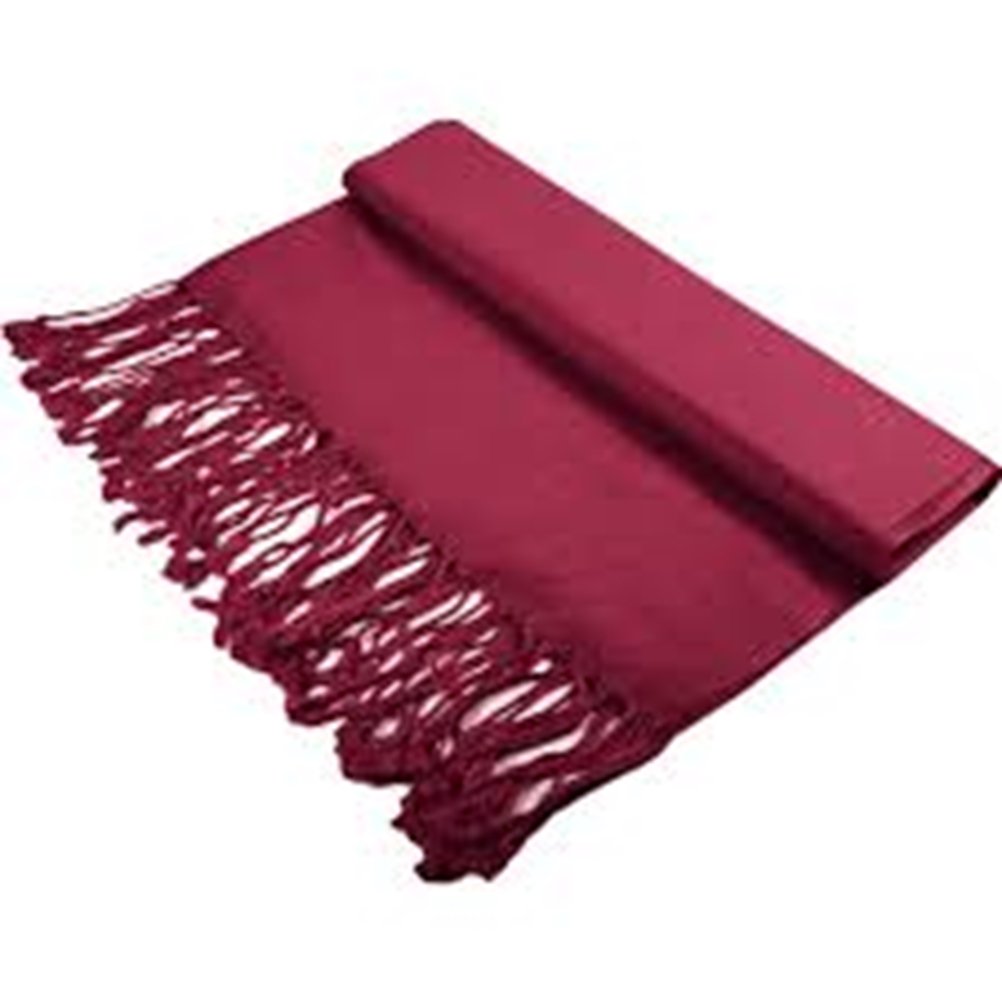 World of Shawls Plain Pashmina Scarf Hijab Shawl Stole Wrap Viscose