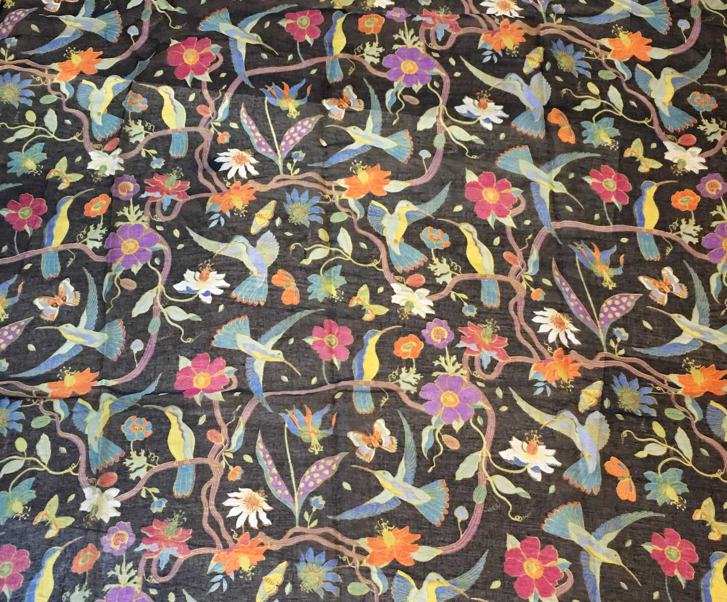 World of Shawls Women’s Lightweight Fashion Scarf – Soft Winter Wrap for Ladies, Long Shawl Scarf for Gifting, Bird & Floral Print Designs